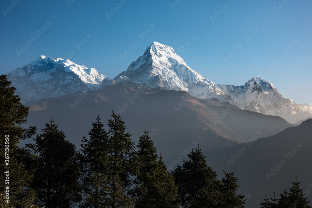 Poon hill viewpoint to Annapurna mountain ranges
