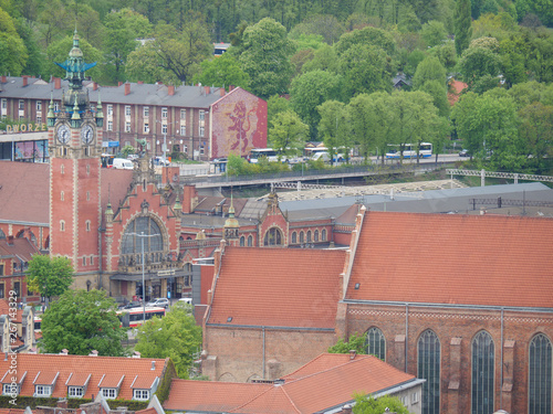 die Altstadt von Danzig in Polen photo