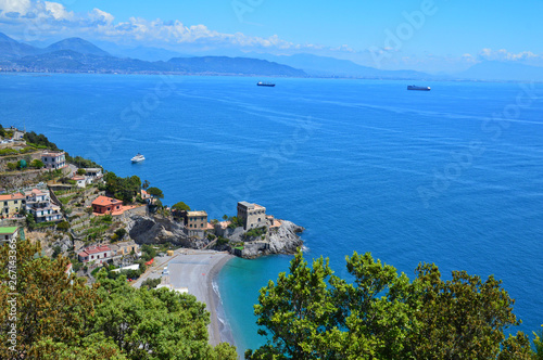 An image of the Amalfi coast in southern Italy