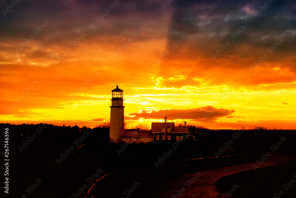 Highland Lighthouse Sunset cape cod