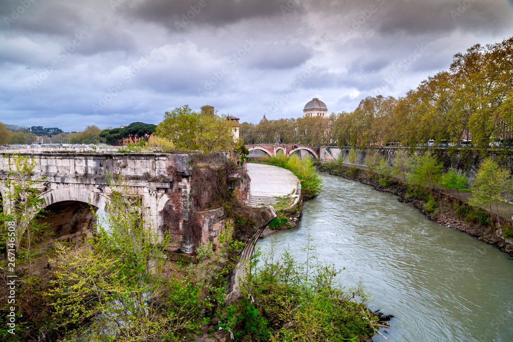 Tiber River Rome, Italy