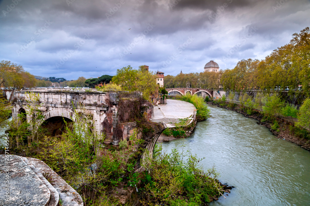 Tiber River Rome, Italy