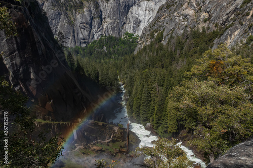 Rainbow over Vernal Falls, Yosemite National Park, California