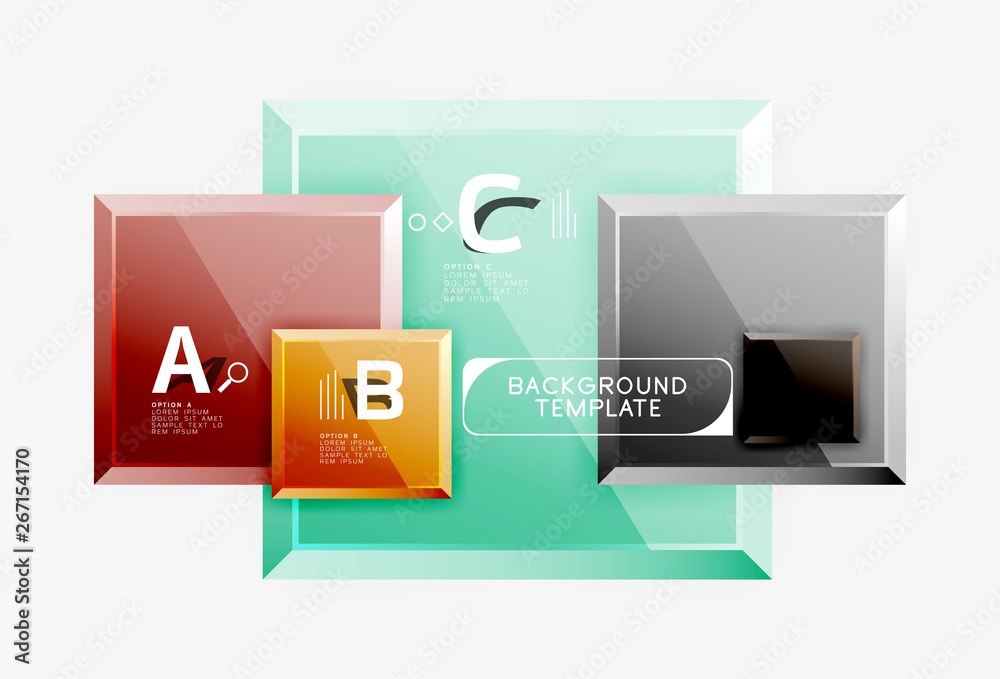 Minimal square banner abstract background Minimal square banner abstract background