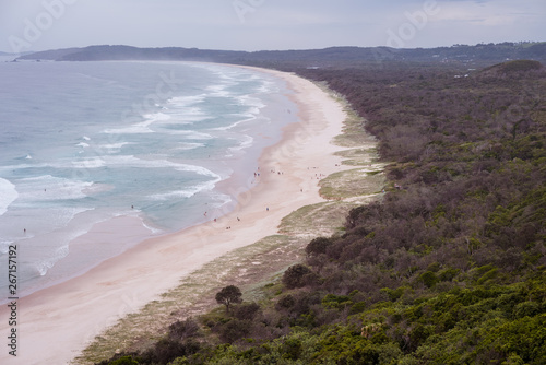 Beach in Byron bay Australia