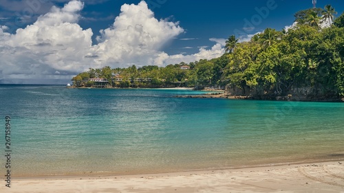 Quadro su tela Nature of Contadora island in Pacific Ocean, archipelago Las Perlas, Panama