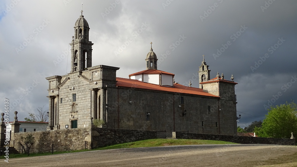 Obraz premium flora y fauna de galicia o corpiño iglesia 