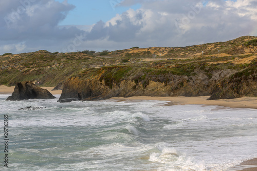 Almograve beach in Longueira photo