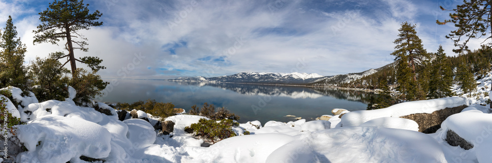 Memorial Point panoramic, Lake Tahoe