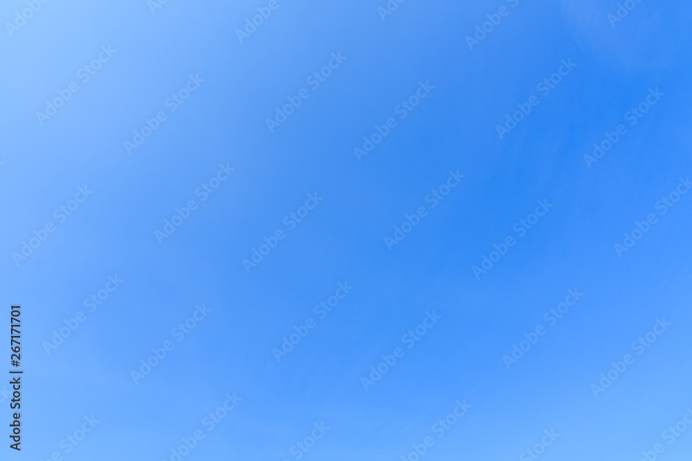 Natural background of clear blue sky