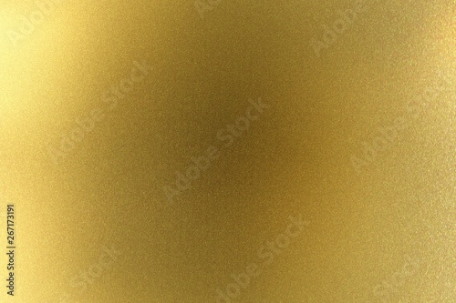 Brushed golden metal wall, abstract texture background