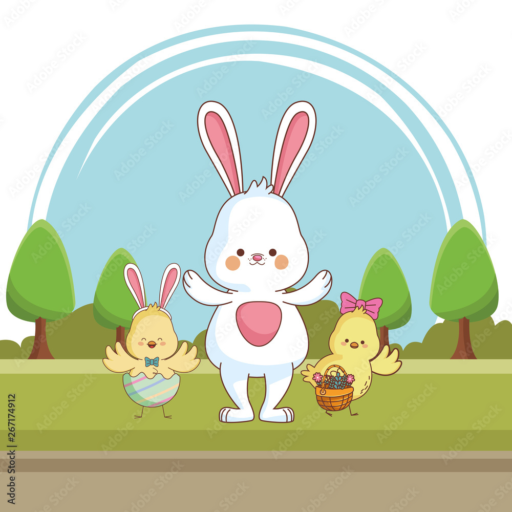Happy farm animals cartoon Happy farm animals cartoon