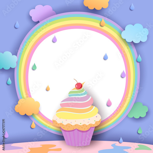 rainbow-cupcake