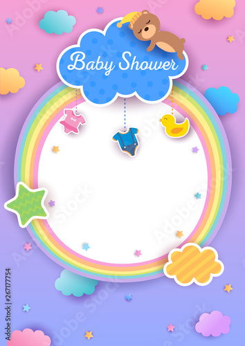 baby-shower-rainbow-frame