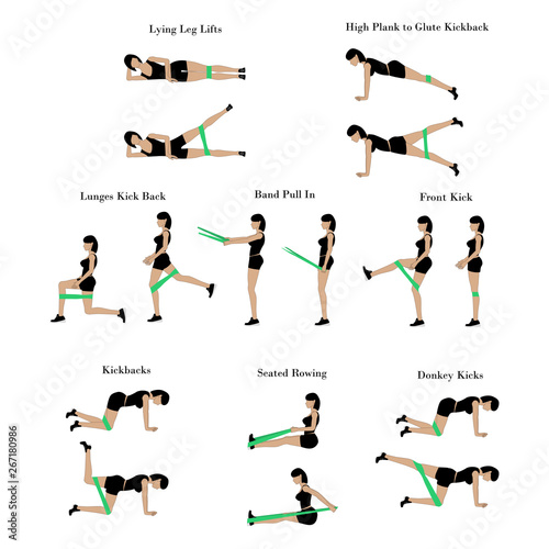 Band exercises workout