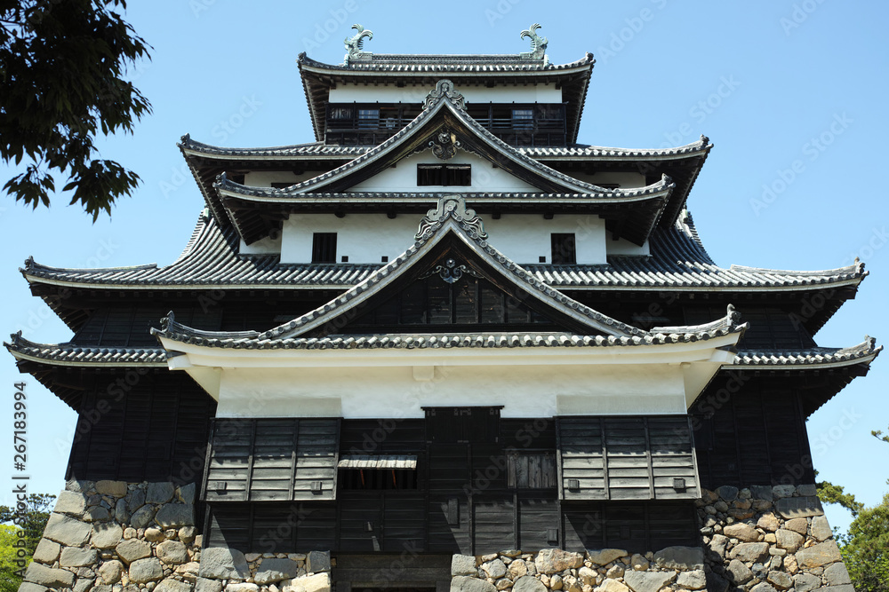 初夏の天守閣 初夏の天守閣