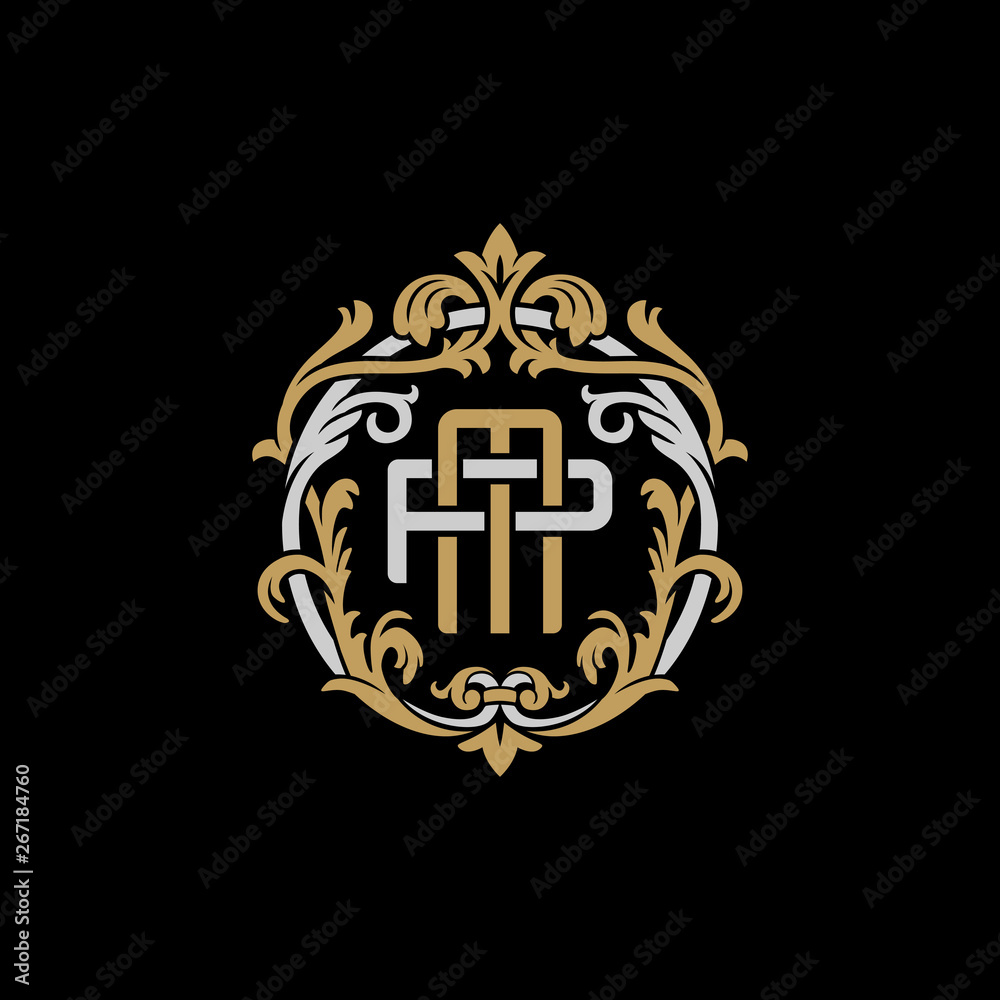 Gold Silver Letter Pm Vector & Photo (Free Trial)