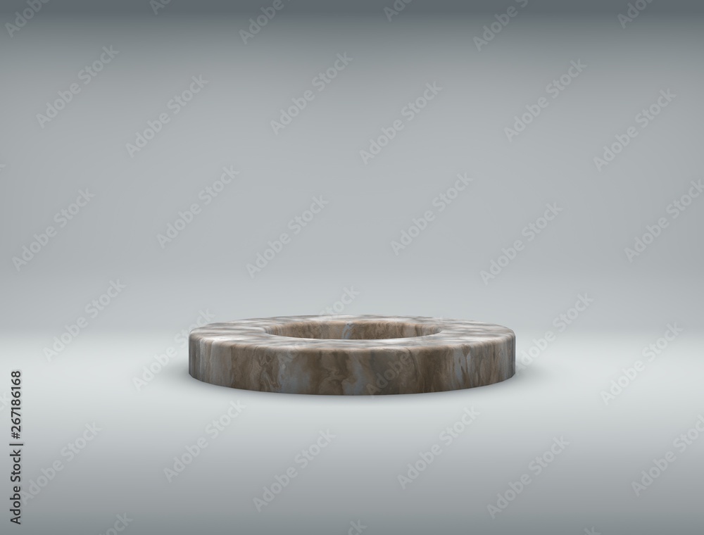 Minimalistic showcase with empty space. Design for product presentation in trendy, modern style. 3d render. Minimalistic showcase with empty space. Design for product presentation in trendy, modern style. 3d render.