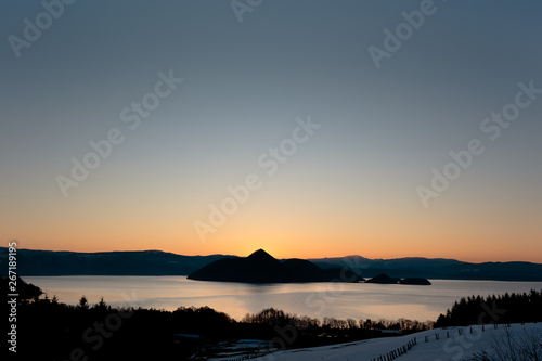 北海道洞爺湖の風景