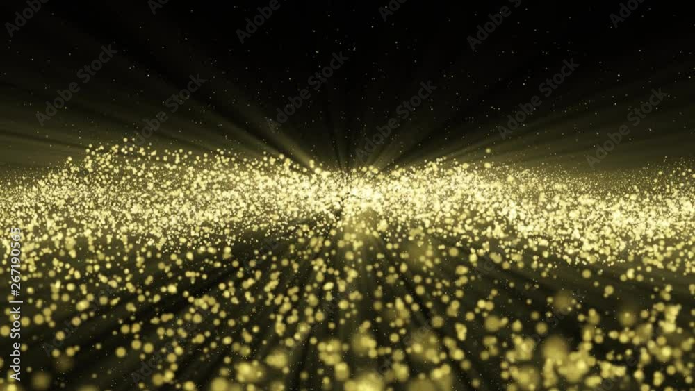 Particles gold bokeh glitter awards dust abstract background Particles gold bokeh glitter awards dust abstract background