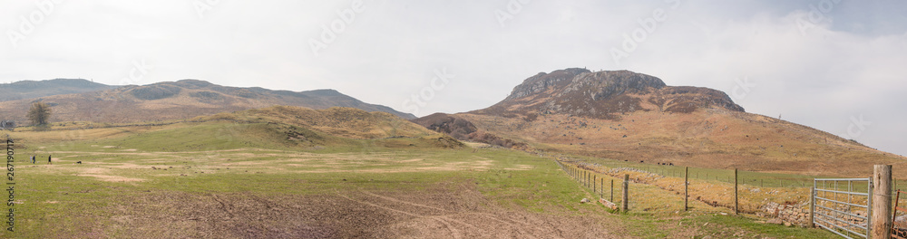 Panorama Landscape near Kinloch Laggan Highlands Scotland