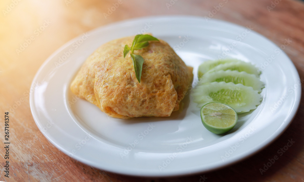 Fried rice chicken egg That looks appetizing Fried rice chicken egg That looks appetizing