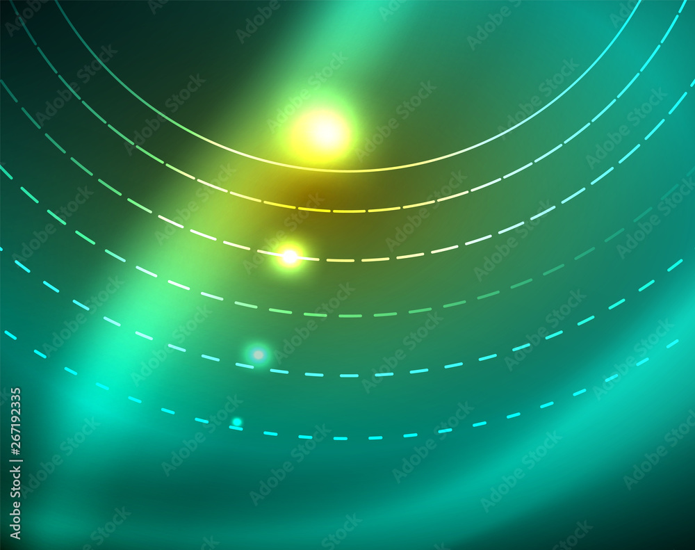 Shiny circles glowing abstract background Shiny circles glowing abstract background