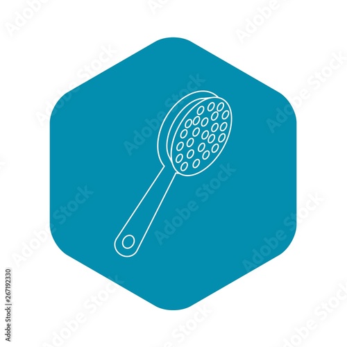 Pedicure tool for heels icon. Outline illustration of pedicure tool for heels vector icon for web