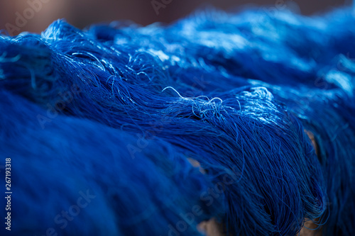 Silk carpet factory in Uzbekistan 