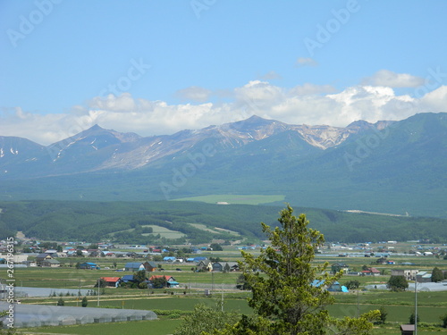 Mountains in Furano photo