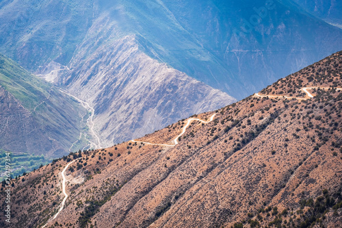 Meili Snow Mountain the most beautiful snow mountain in Deqin, Yunnan, China photo