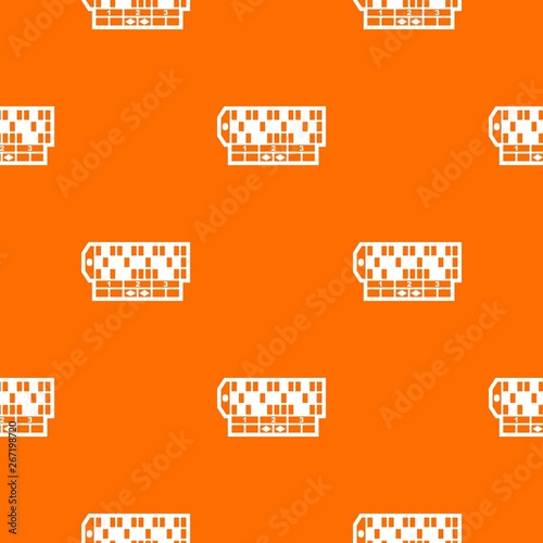Roulette table pattern vector orange for any web design best