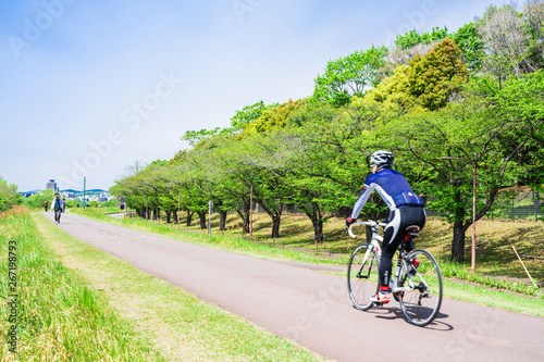 サイクリングイメージ 多摩川サイクリングロード 