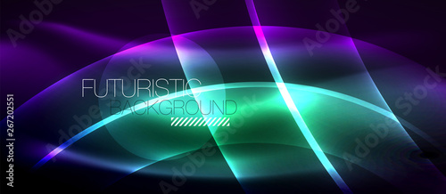 Neon light waves