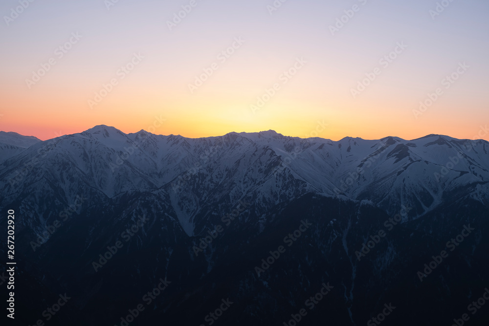 Fototapeta premium 雪山