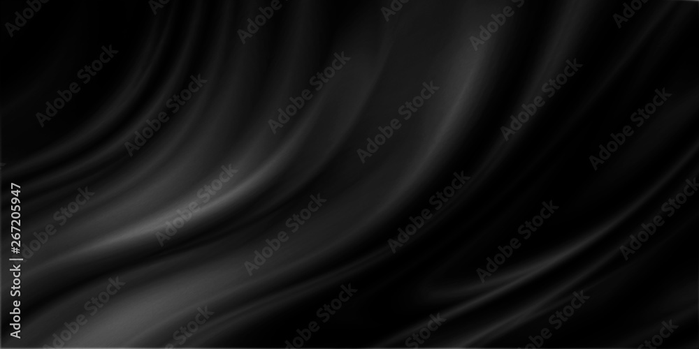Black luxury fabric background with copy space Black luxury fabric background with copy space