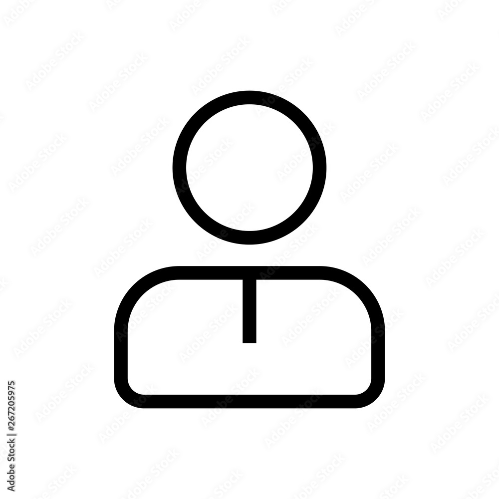 male patient icon design hospital guest symbol. line art medical healthcare vector illustration male patient icon design hospital guest symbol. line art medical healthcare vector illustration