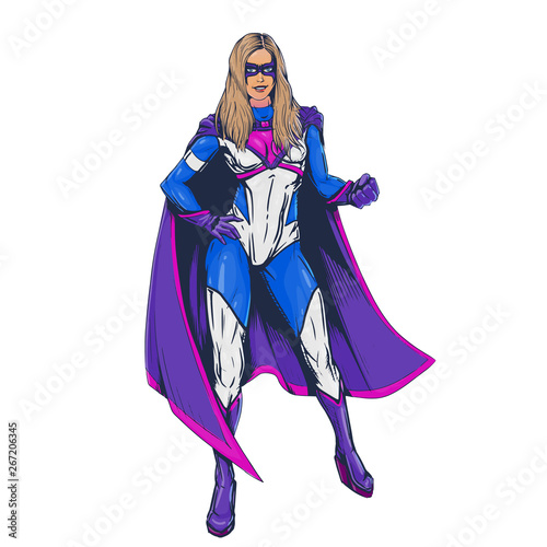 strong adult sexy woman superhero