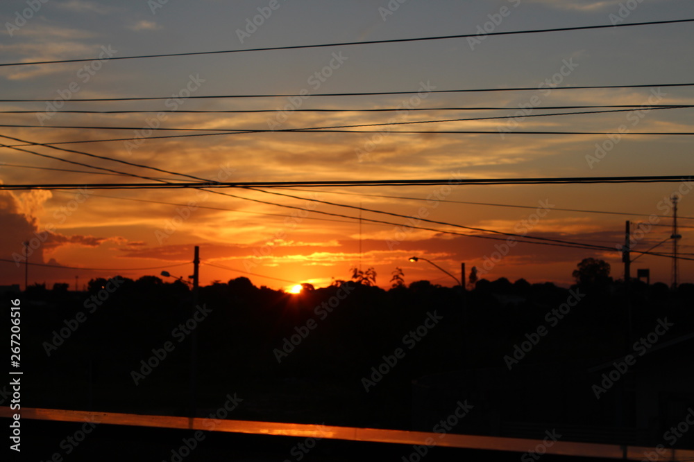 sunset in Brazil