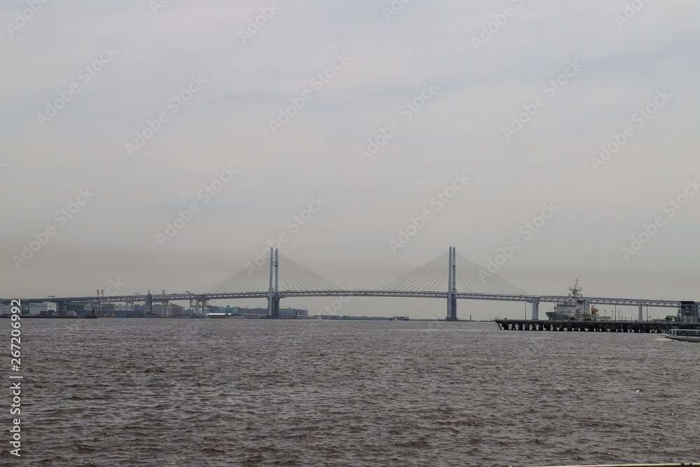 Pont de la baie de Yokohama japon Pont de la baie de Yokohama japon