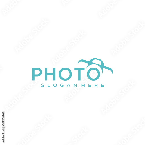simple photography vector logo design