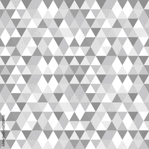 Triangles pattern in retro colors. Abstract vector geometric repeat background.