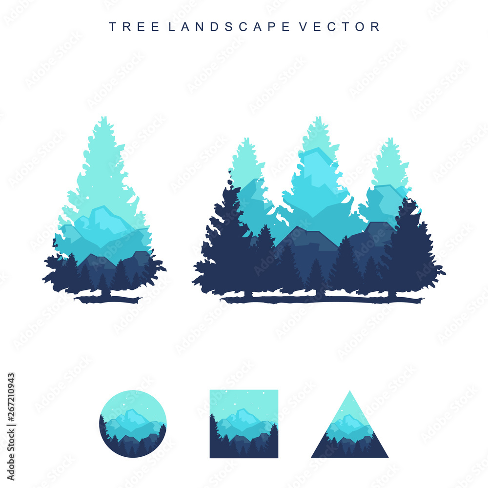 Obraz premium Abstract Vector Logo Design Template