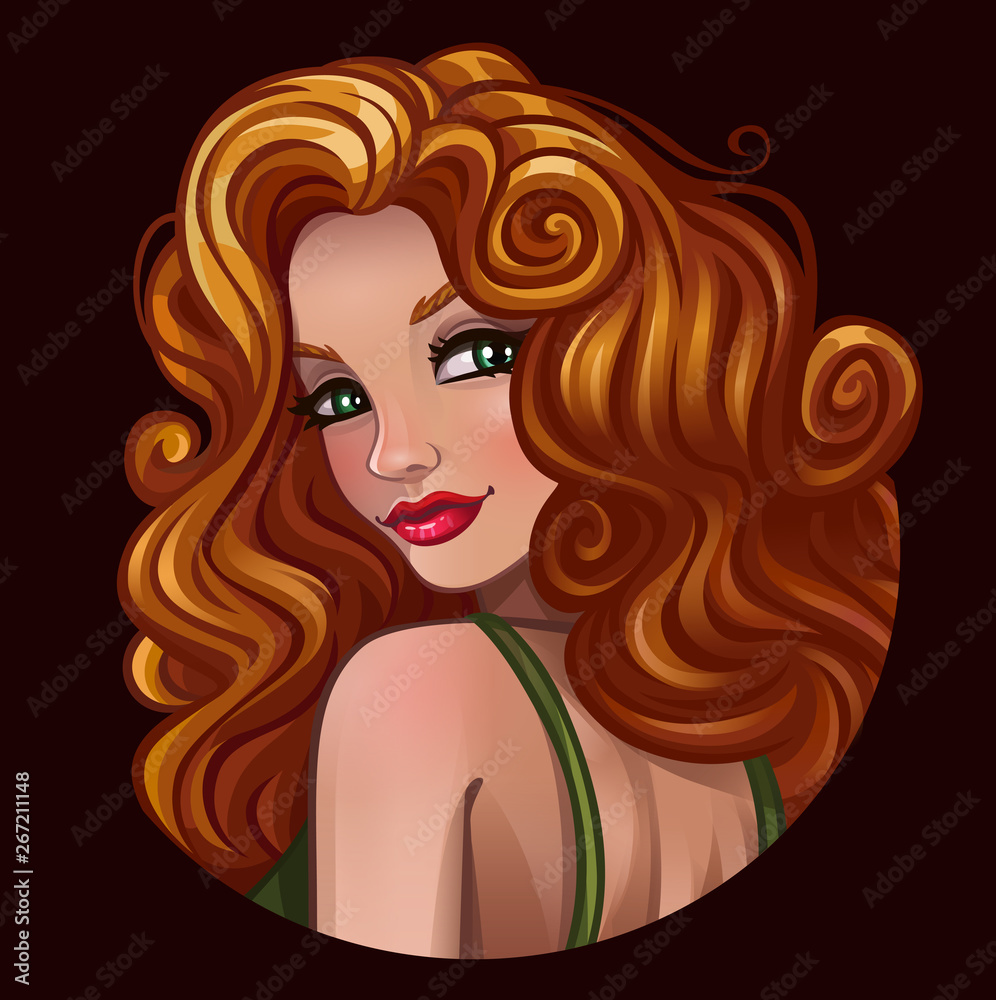 Portrait of beautiful redhead girl Portrait of beautiful redhead girl