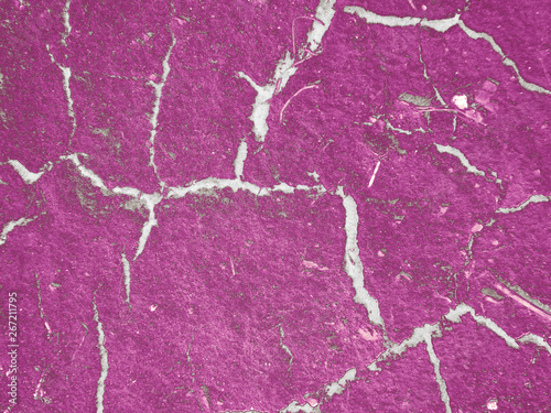 Background abstraction. Red granite. Heterogeneous texture. Primary colors - White Smoke, Mulberry