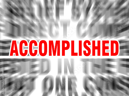 accomplished