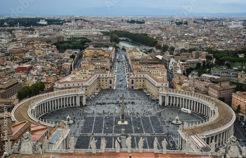 Aerial view of Vatican City