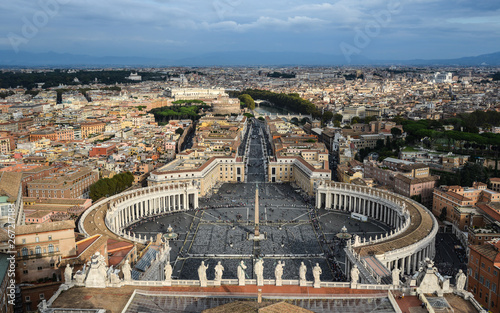 Aerial view of Vatican City