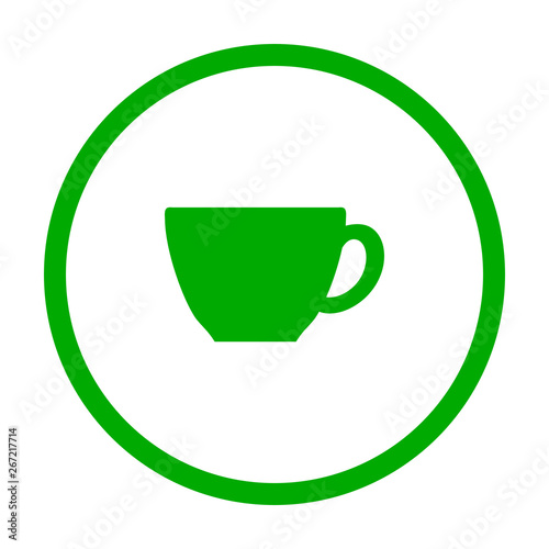 Tasse und Kreis