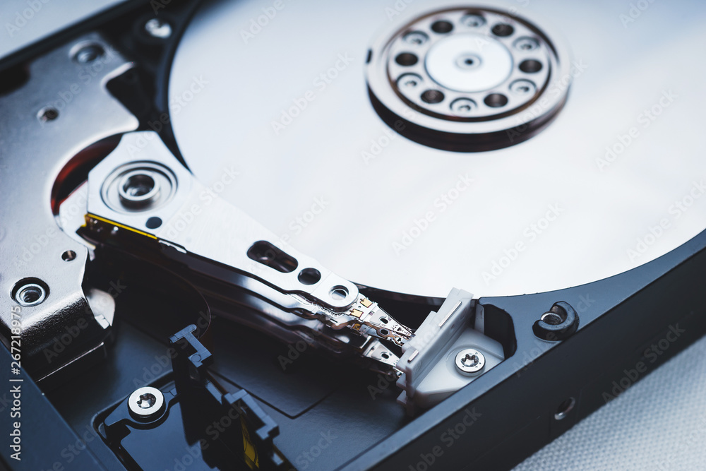 Components for PC. Open hard disk storage. Components for PC. Open hard disk storage.